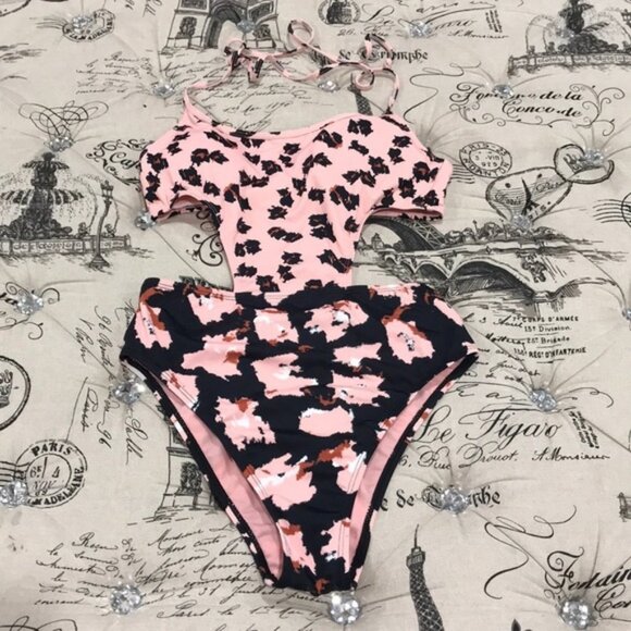 The Bikini Lab Feline Fine Cutout One-Piece Swimsuit - Picture 3 of 12